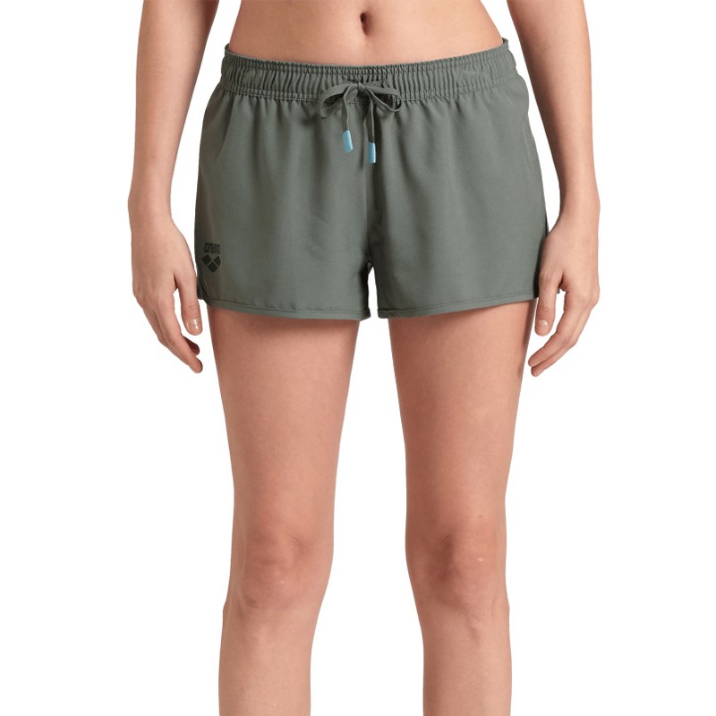 W TEAM SHORT - FEMME  Green Color