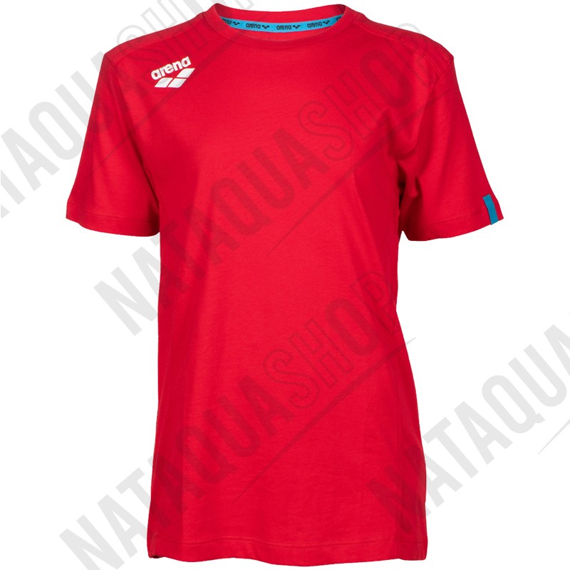 TEAM PANEL T-SHIRT - JUNIOR Red Color