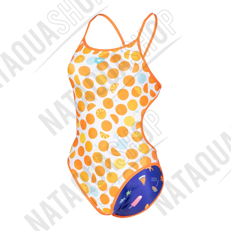 W SWIMSUIT CHALLENGE BACK REVERSIBLE - FEMME Color