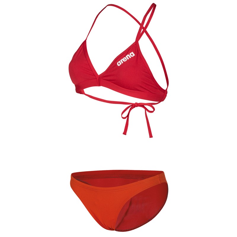 W TEAM SOLID TIE BACK - Rouge Color