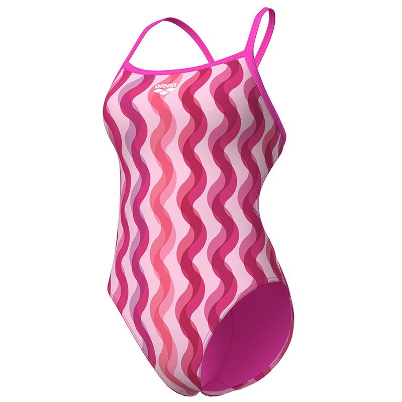 ARENA RIPPLE PRINT SWIMSUIT CHALLENGE BACK 