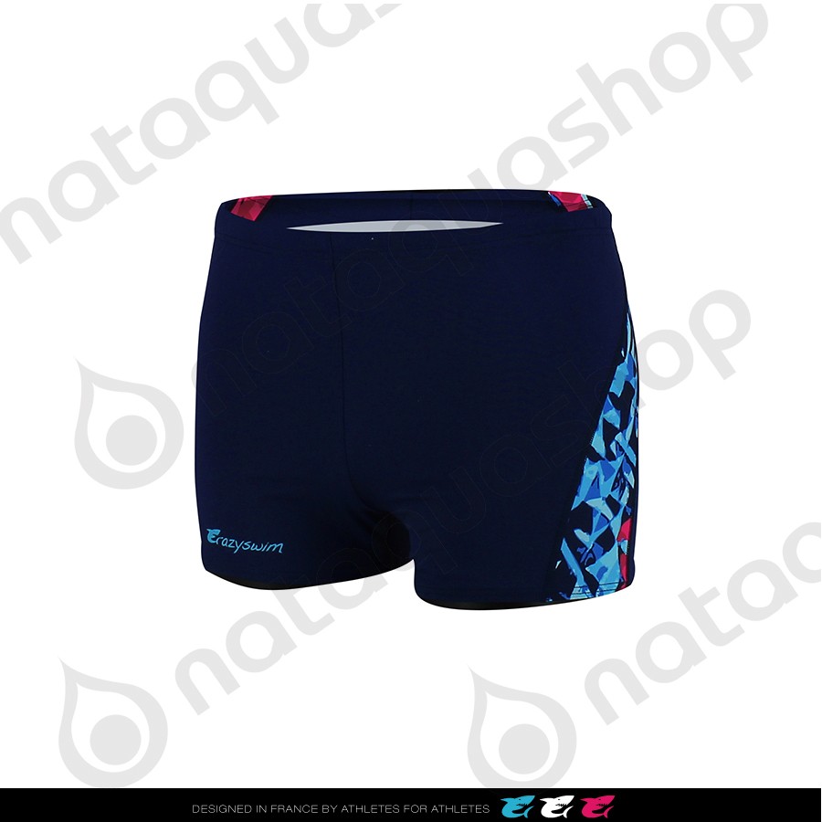LEON PANEL SHORT - HOMME Blue/ red Color