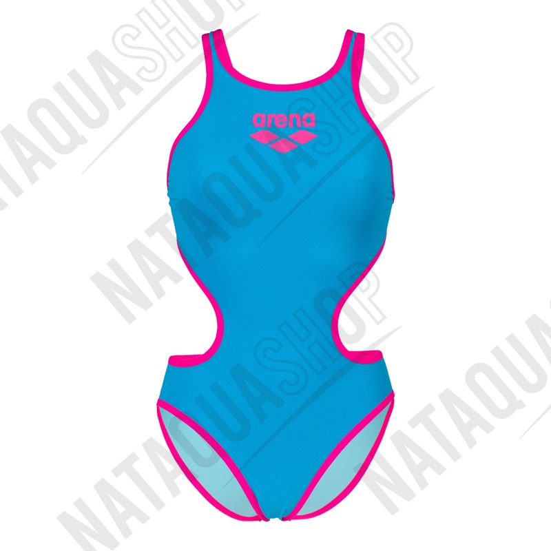 W ARENA ONE BIGLOGO Turquoise/Fluo pink Color