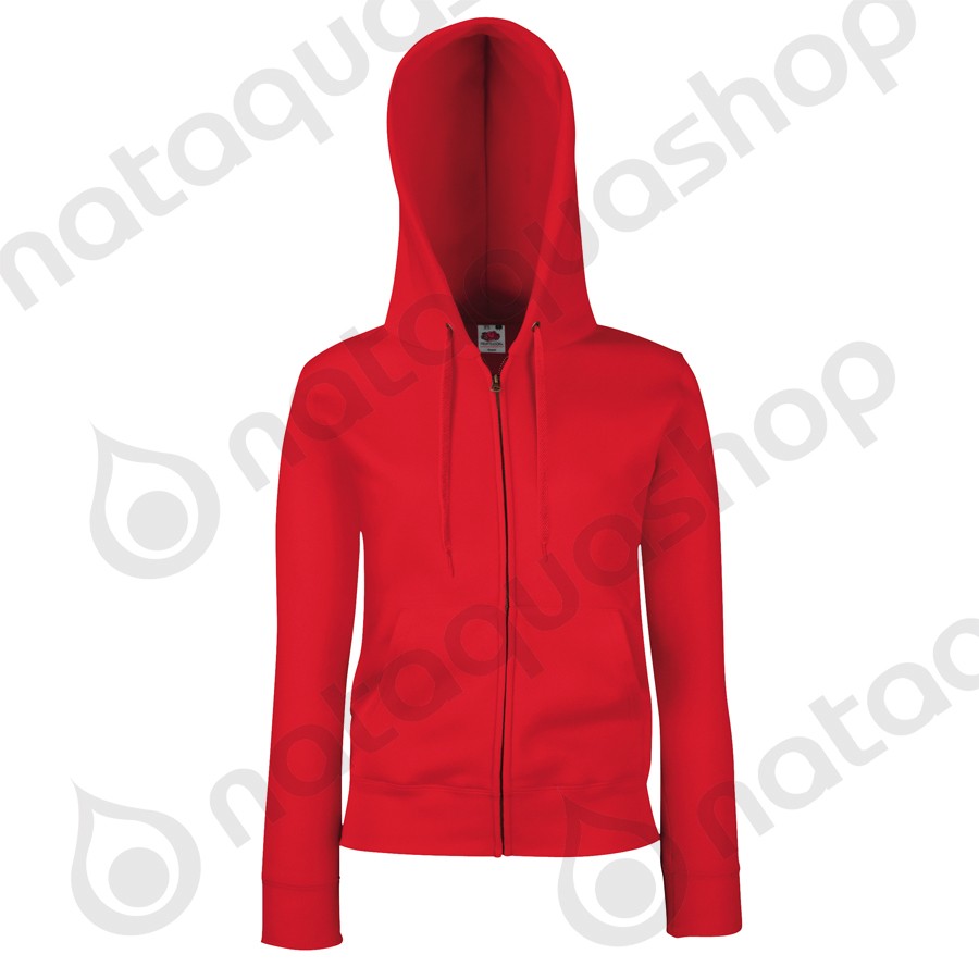 SWEAT-SHIRT A CAPUCHE ZIPPE SS312 - FEMME Color
