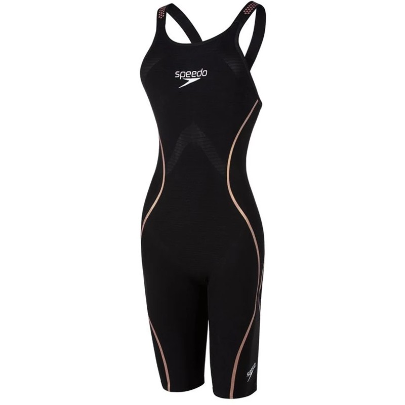 LZR PURE INTENT DOS FERME - FEMME Black/gold Color