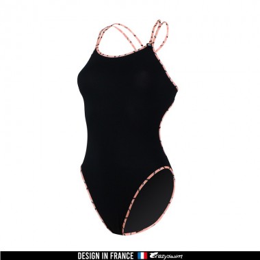 EVANS CRAZY POP noir/imprimé rose