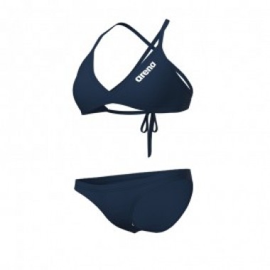 W TEAM SOLID TIE BACK - Bleu Marine - photo 0