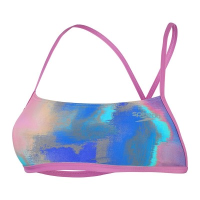 ALOV DIGI CROSS BACK CROP TOP FEMME Multi