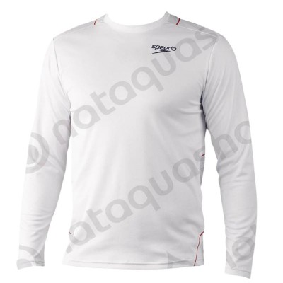 ILIAS UNISEX TECHNICAL LS-SHIRT Blanc