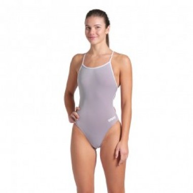W SWIMSUIT LACE BACK SOLID Grey - photo 2