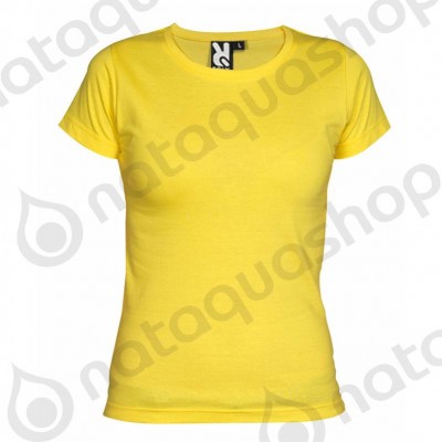 TEE-SHIRT JAMAICA FEMME 6627 JAUNE 03