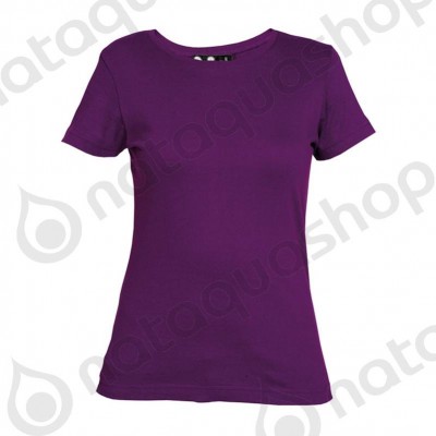 TEE-SHIRT JAMAICA FEMME 6627 POURPRE 71