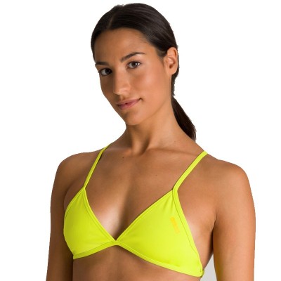 HAUT TRIANGLE FEEL - FEMME Soft Green - Yellow Star