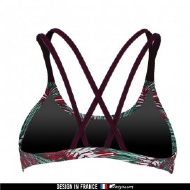 LAMIA TOP JUNGLE MANIA - FEMME Kaki - photo 1