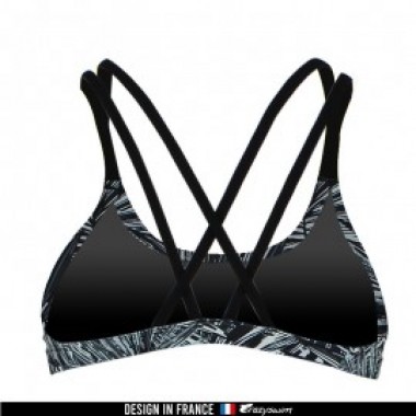 LAMIA TOP JUNGLE MANIA - FEMME Black - photo 1